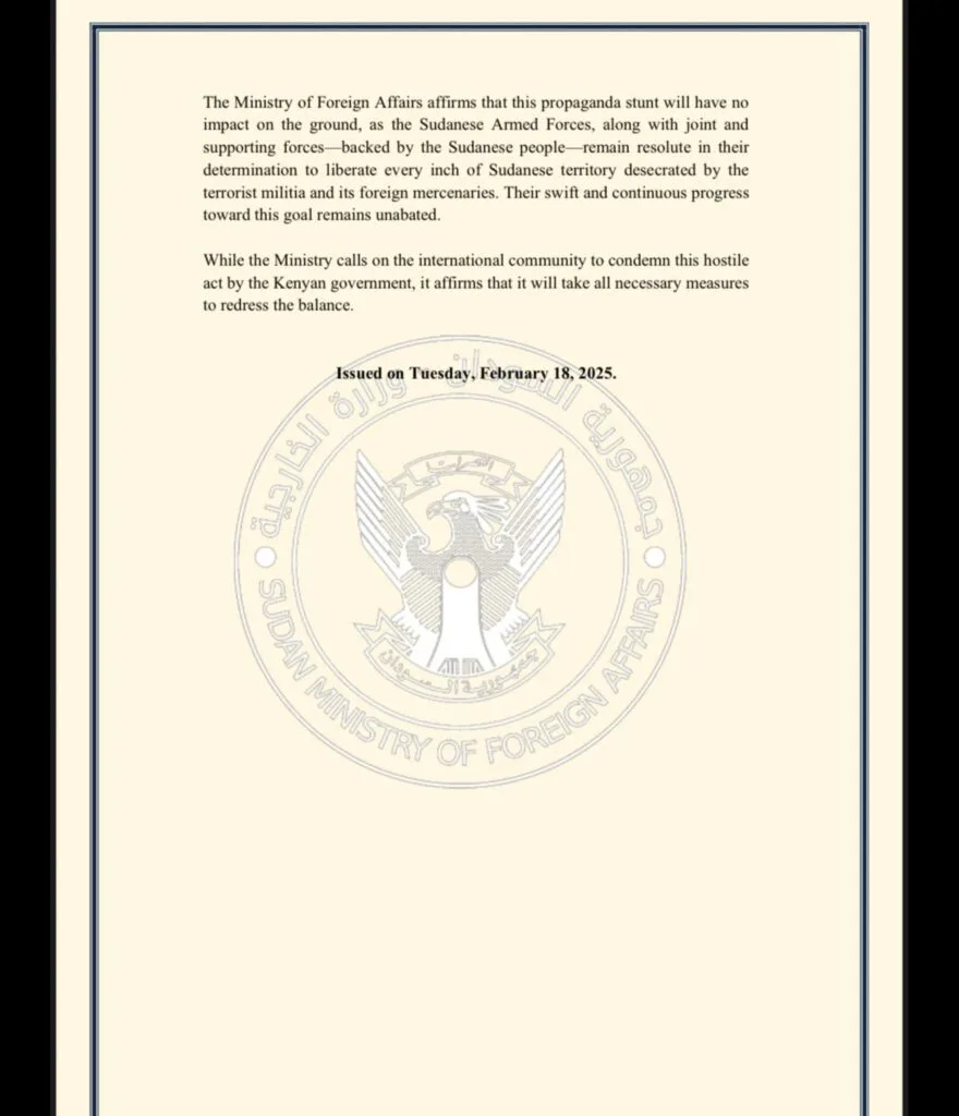 Sudan Government Statement Page 2